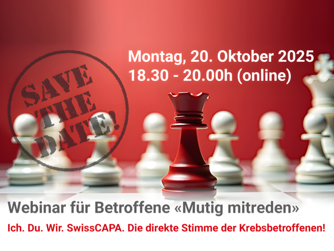 SwissCAPA-Webinar für Betroffene «Mutig mitreden»