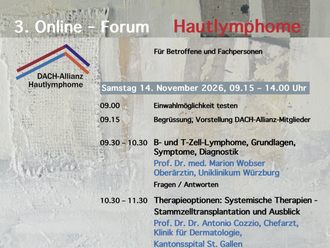 Online-Forum Hautlymphome